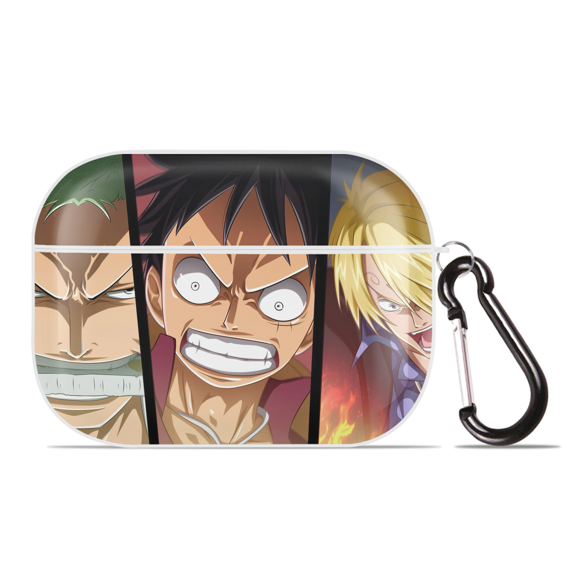 （画像用） ワンピース ONE PIECE 【AirPods Pro用】ハードシェル保護ケース 耐衝撃・防指紋・カラビナ付き商品仕様