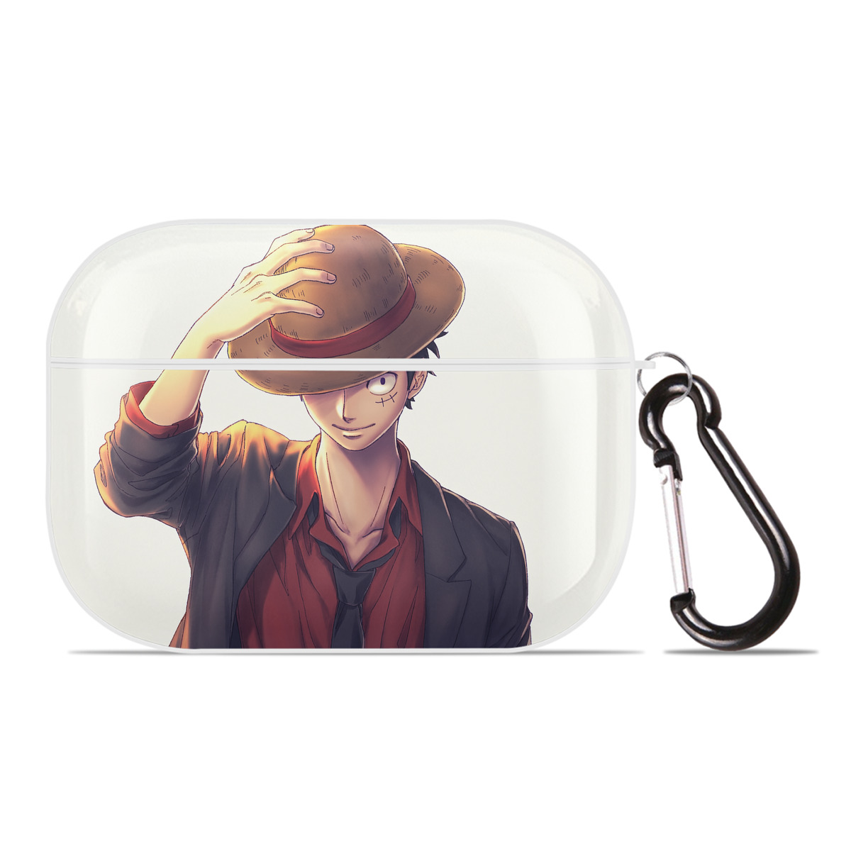 （画像用） ワンピース ONE PIECE 【AirPods Pro用】ハードシェル保護ケース 耐衝撃・防指紋・カラビナ付き商品仕様