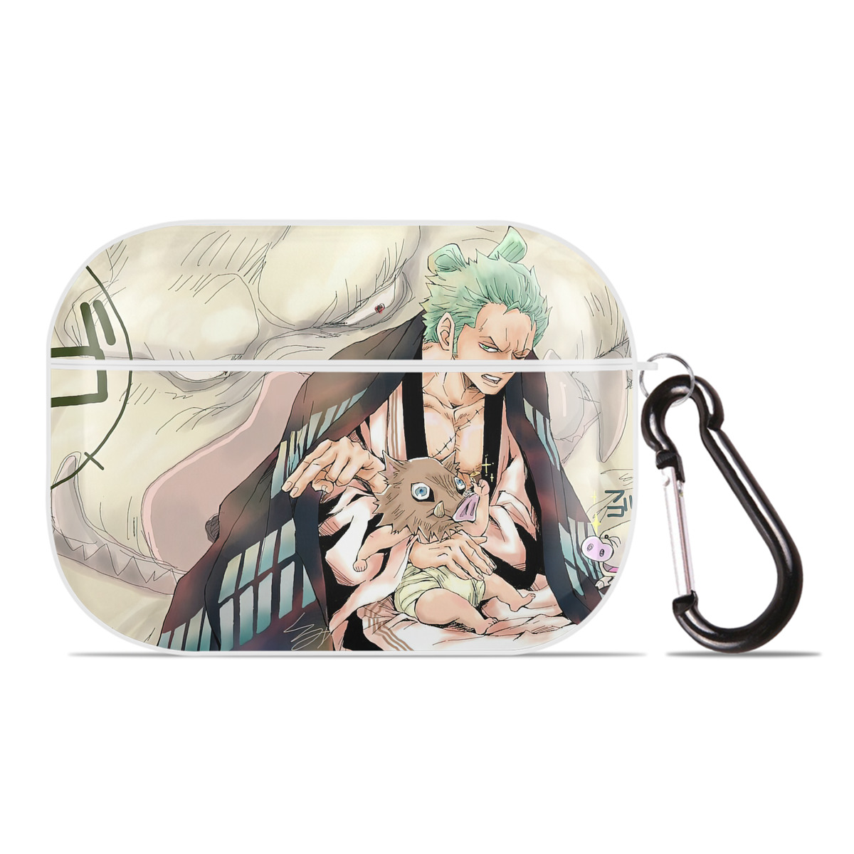 （画像用） ワンピース ONE PIECE 【AirPods Pro用】ハードシェル保護ケース 耐衝撃・防指紋・カラビナ付き商品仕様