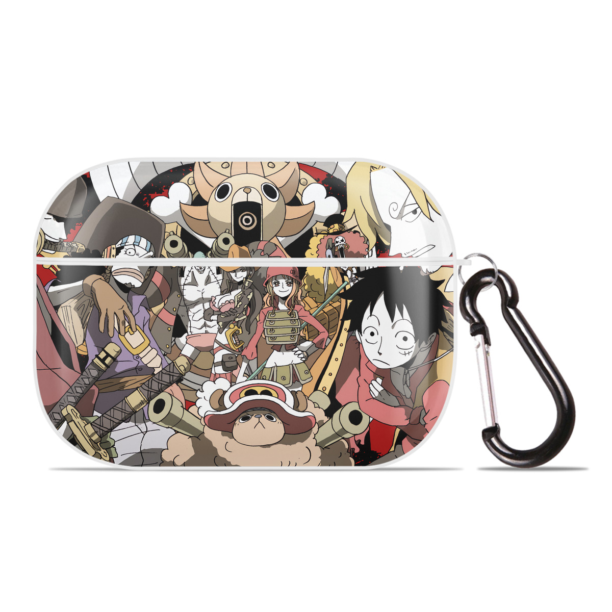 （画像用） ワンピース ONE PIECE 【AirPods Pro用】ハードシェル保護ケース 耐衝撃・防指紋・カラビナ付き商品仕様