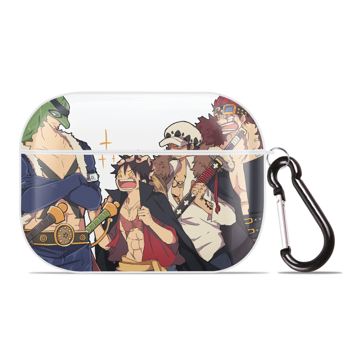 （画像用） ワンピース ONE PIECE 【AirPods Pro用】ハードシェル保護ケース 耐衝撃・防指紋・カラビナ付き商品仕様