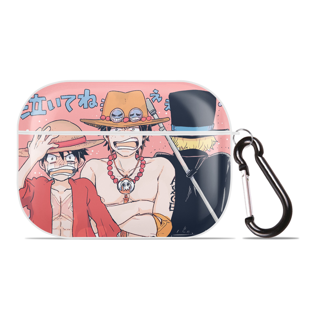 （画像用） ワンピース ONE PIECE 【AirPods Pro用】ハードシェル保護ケース 耐衝撃・防指紋・カラビナ付き商品仕様