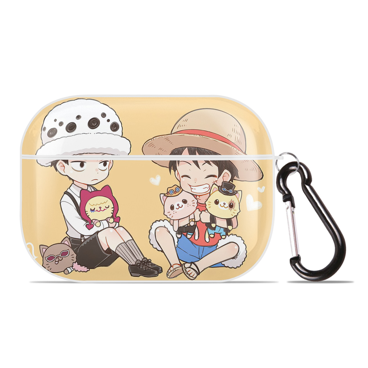 （画像用） ワンピース ONE PIECE 【AirPods Pro用】ハードシェル保護ケース 耐衝撃・防指紋・カラビナ付き商品仕様