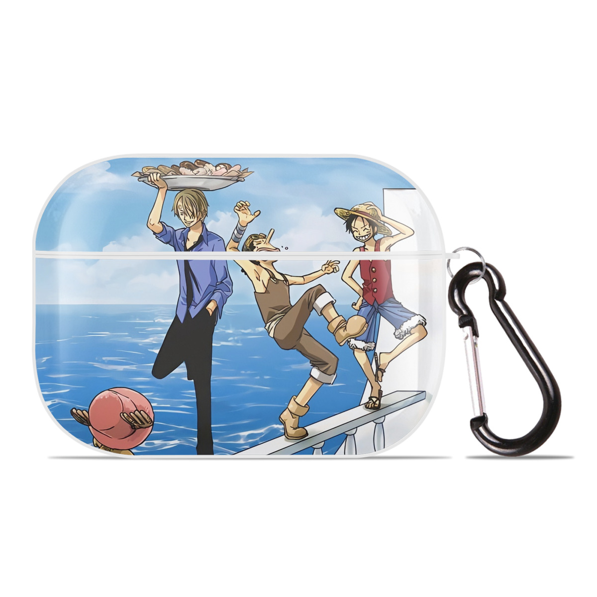 （画像用） ワンピース ONE PIECE 【AirPods Pro用】ハードシェル保護ケース 耐衝撃・防指紋・カラビナ付き商品仕様