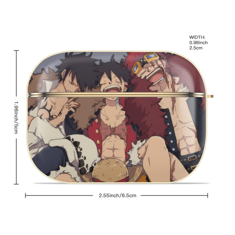 ワンピース ONE PIECE 【AirPods Pro用】ハードシェル保護ケース｜耐衝撃・防指紋・カラビナ付き商品仕様