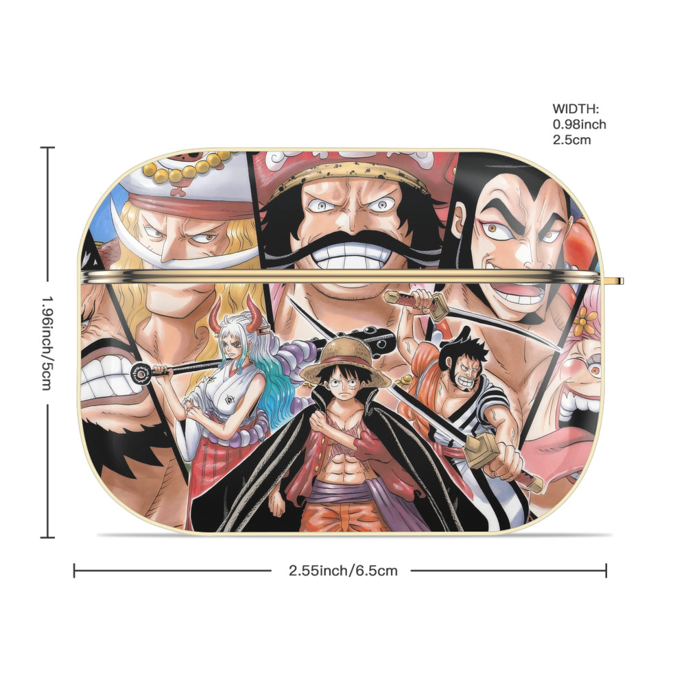 ワンピース ONE PIECE 【AirPods Pro用】ハードシェル保護ケース｜耐衝撃・防指紋・カラビナ付き商品仕様