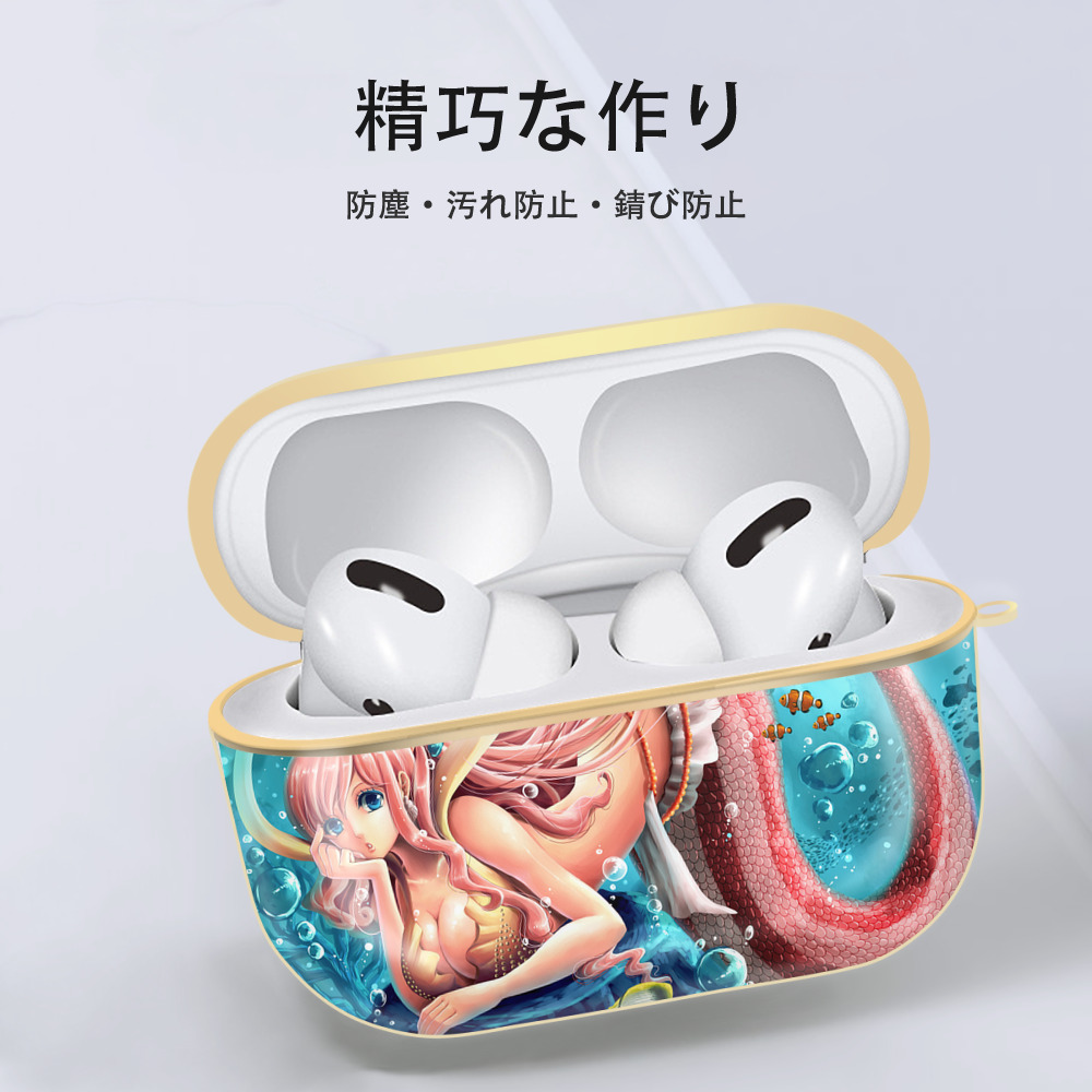 ワンピース ONE PIECE 【AirPods Pro用】ハードシェル保護ケース｜耐衝撃・防指紋・カラビナ付き商品仕様