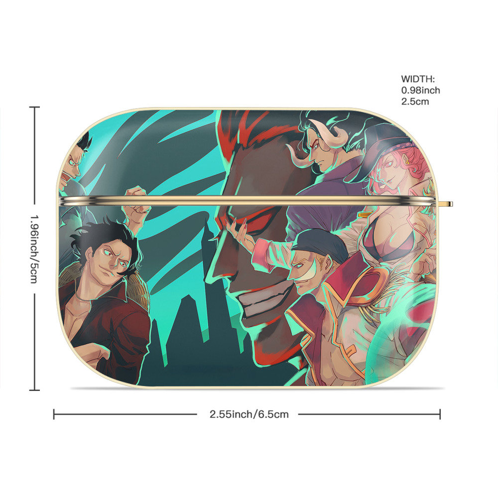 ワンピース ONE PIECE 【AirPods Pro用】ハードシェル保護ケース｜耐衝撃・防指紋・カラビナ付き商品仕様