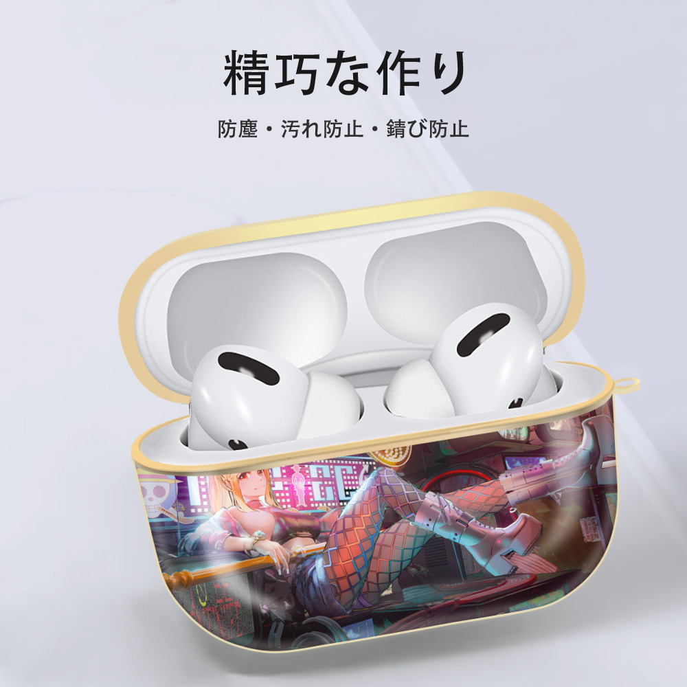 ワンピース ONE PIECE 【AirPods Pro用】ハードシェル保護ケース｜耐衝撃・防指紋・カラビナ付き商品仕様
