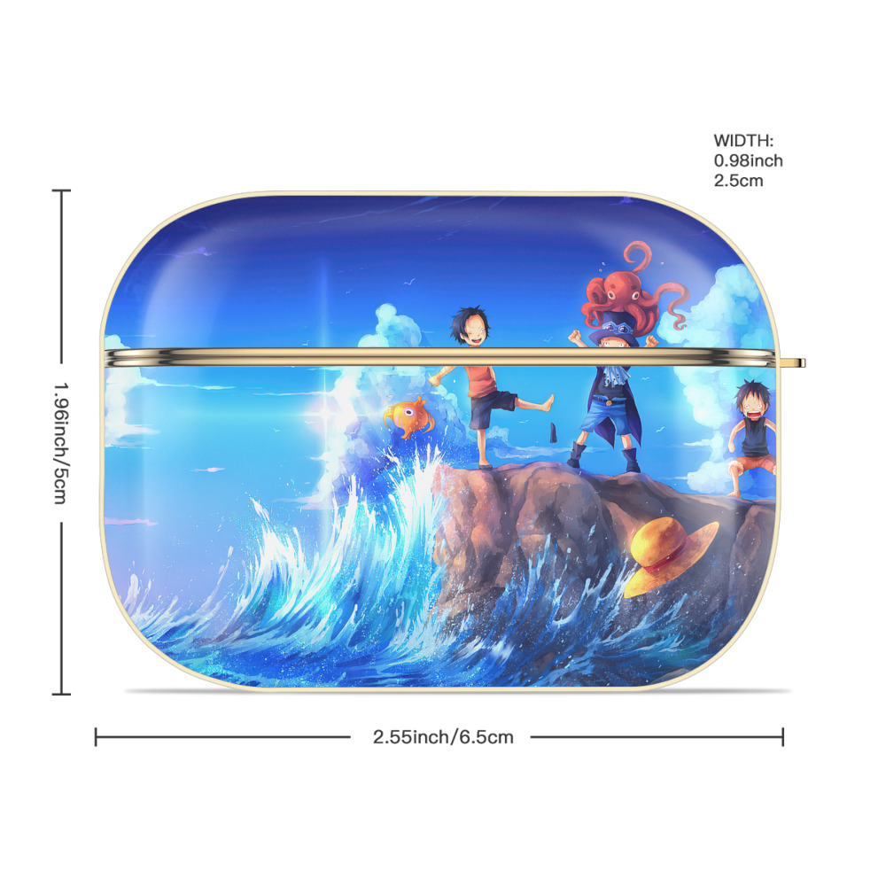 ワンピース ONE PIECE 【AirPods Pro用】ハードシェル保護ケース｜耐衝撃・防指紋・カラビナ付き商品仕様