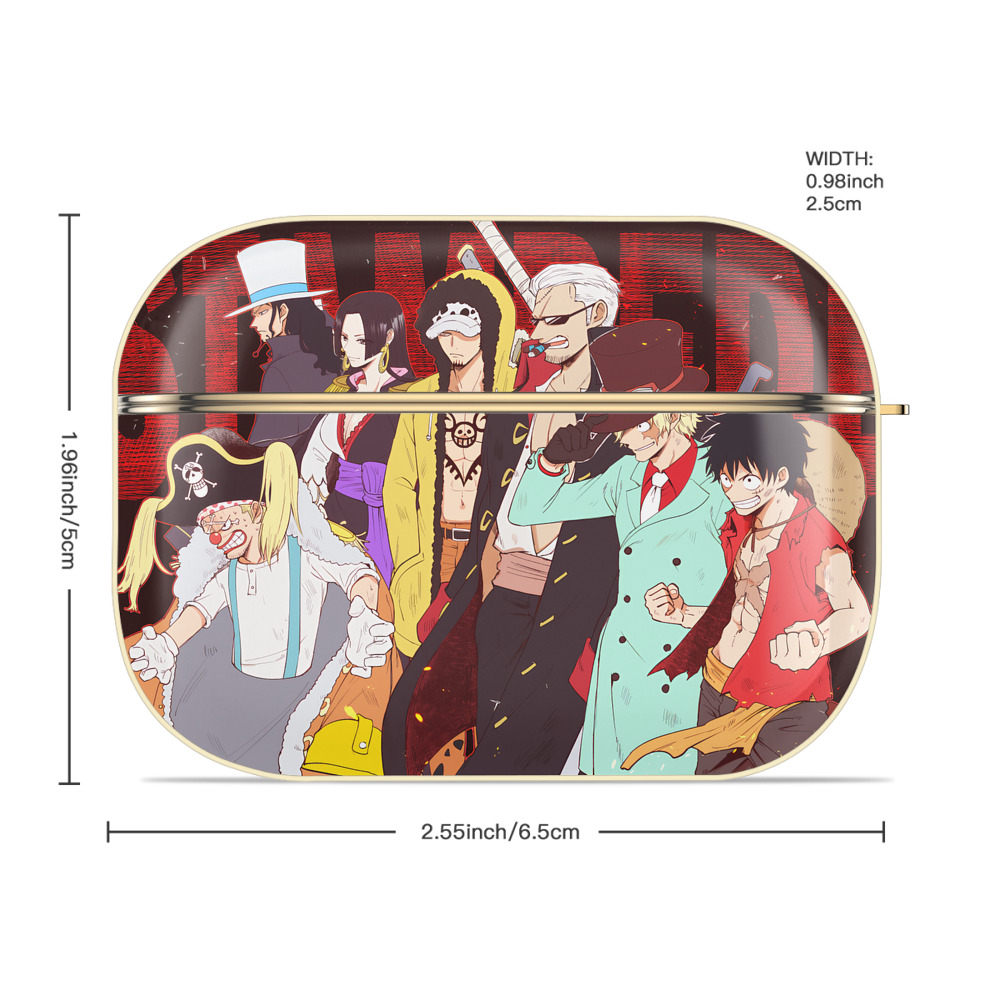 ワンピース ONE PIECE 【AirPods Pro用】ハードシェル保護ケース｜耐衝撃・防指紋・カラビナ付き商品仕様