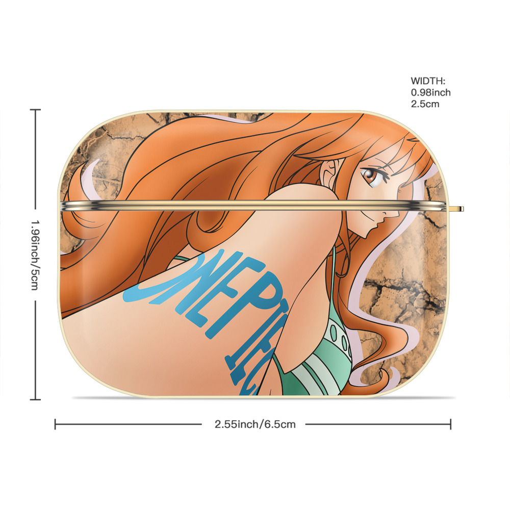 ワンピース ONE PIECE 【AirPods Pro用】ハードシェル保護ケース｜耐衝撃・防指紋・カラビナ付き商品仕様
