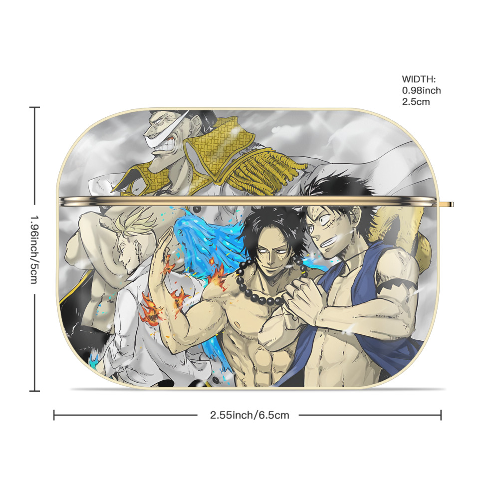 ワンピース ONE PIECE 【AirPods Pro用】ハードシェル保護ケース｜耐衝撃・防指紋・カラビナ付き商品仕様