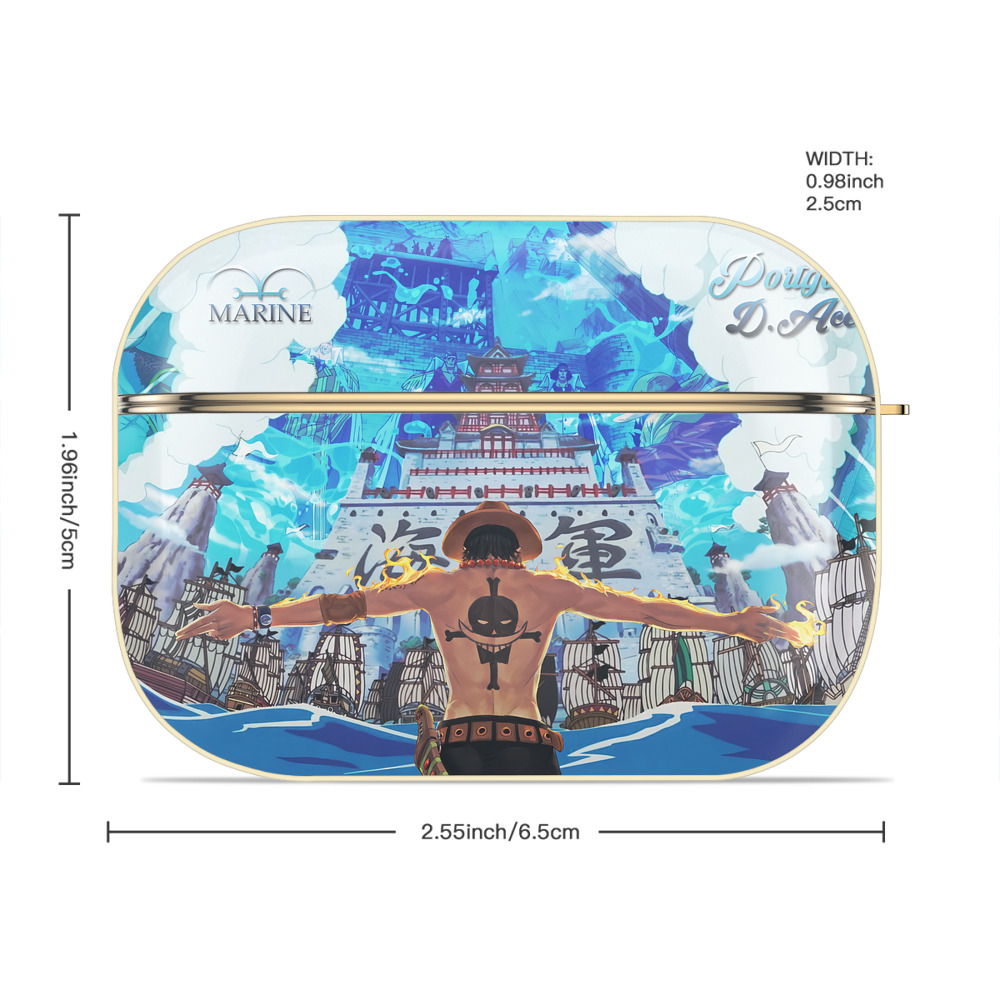 ワンピース ONE PIECE 【AirPods Pro用】ハードシェル保護ケース｜耐衝撃・防指紋・カラビナ付き商品仕様
