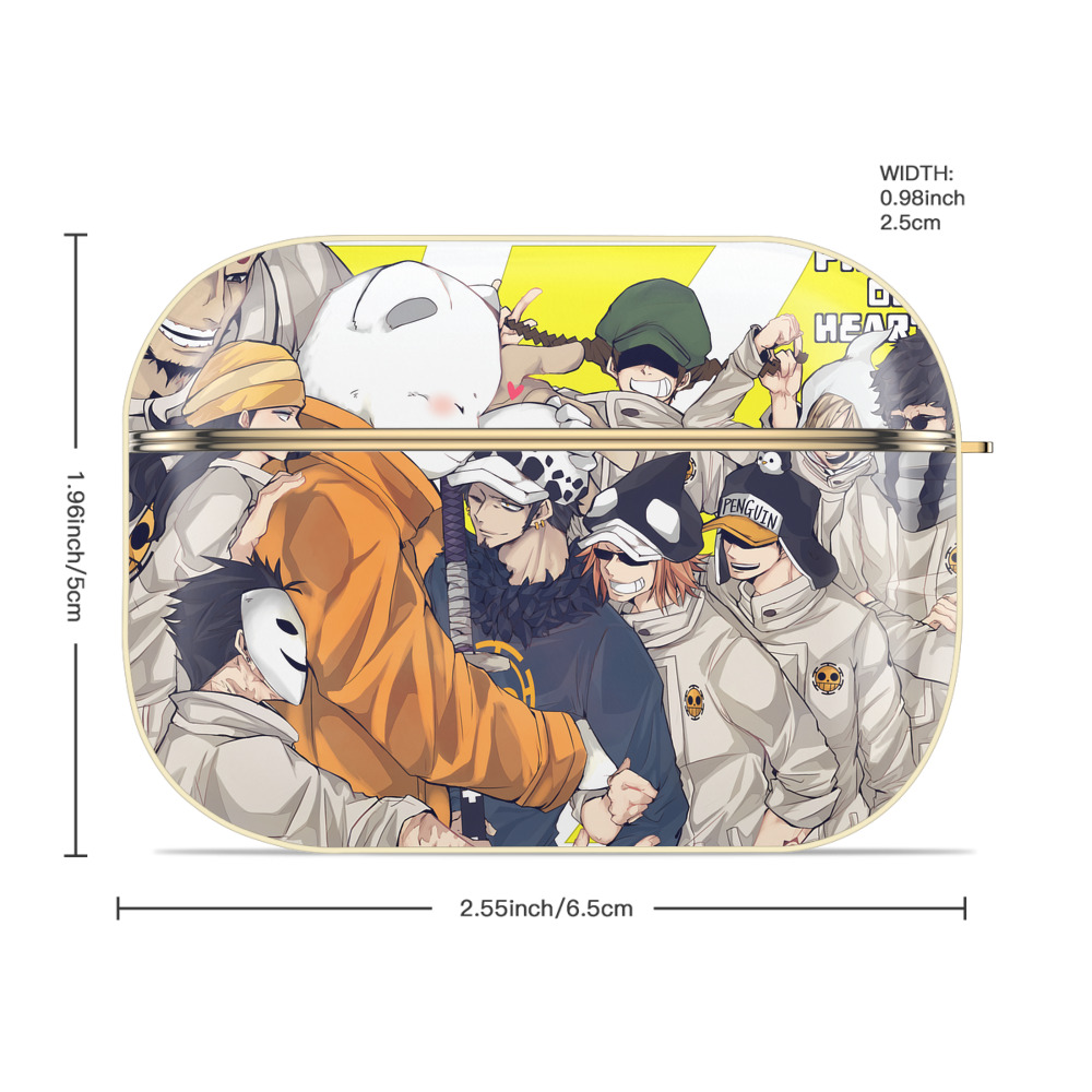 ワンピース ONE PIECE 【AirPods Pro用】ハードシェル保護ケース｜耐衝撃・防指紋・カラビナ付き商品仕様