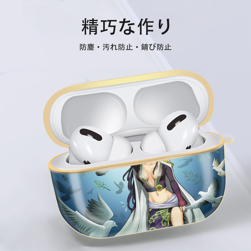 ワンピース ONE PIECE 【AirPods Pro用】ハードシェル保護ケース｜耐衝撃・防指紋・カラビナ付き商品仕様
