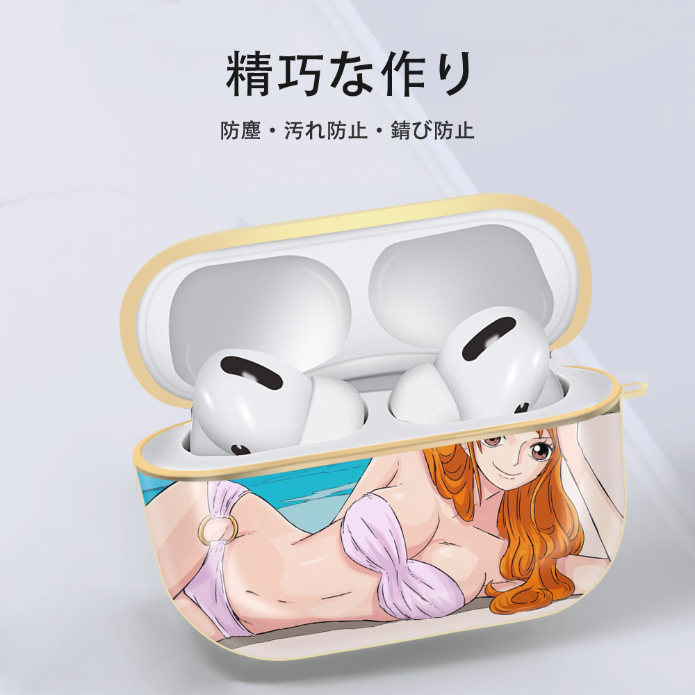 ワンピース ONE PIECE 【AirPods Pro用】ハードシェル保護ケース｜耐衝撃・防指紋・カラビナ付き商品仕様