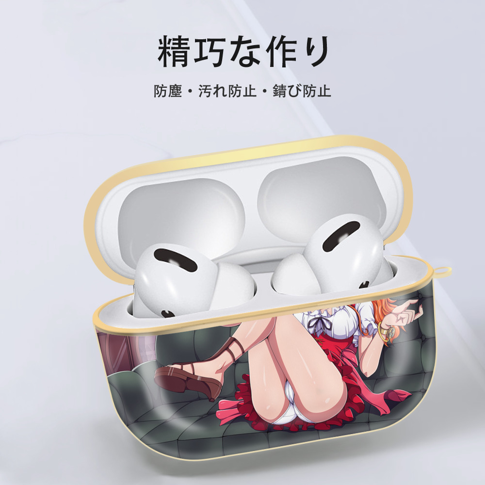 ワンピース ONE PIECE 【AirPods Pro用】ハードシェル保護ケース｜耐衝撃・防指紋・カラビナ付き商品仕様