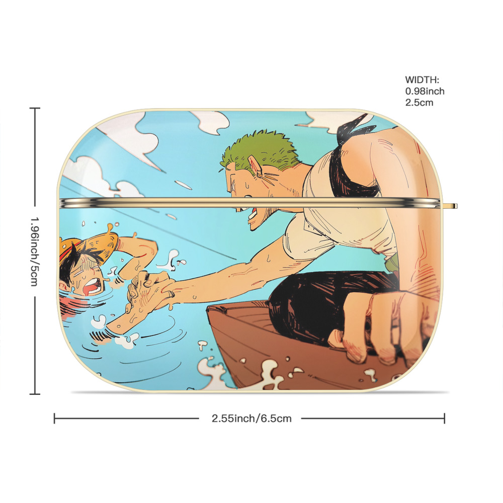 ワンピース ONE PIECE 【AirPods Pro用】ハードシェル保護ケース｜耐衝撃・防指紋・カラビナ付き商品仕様