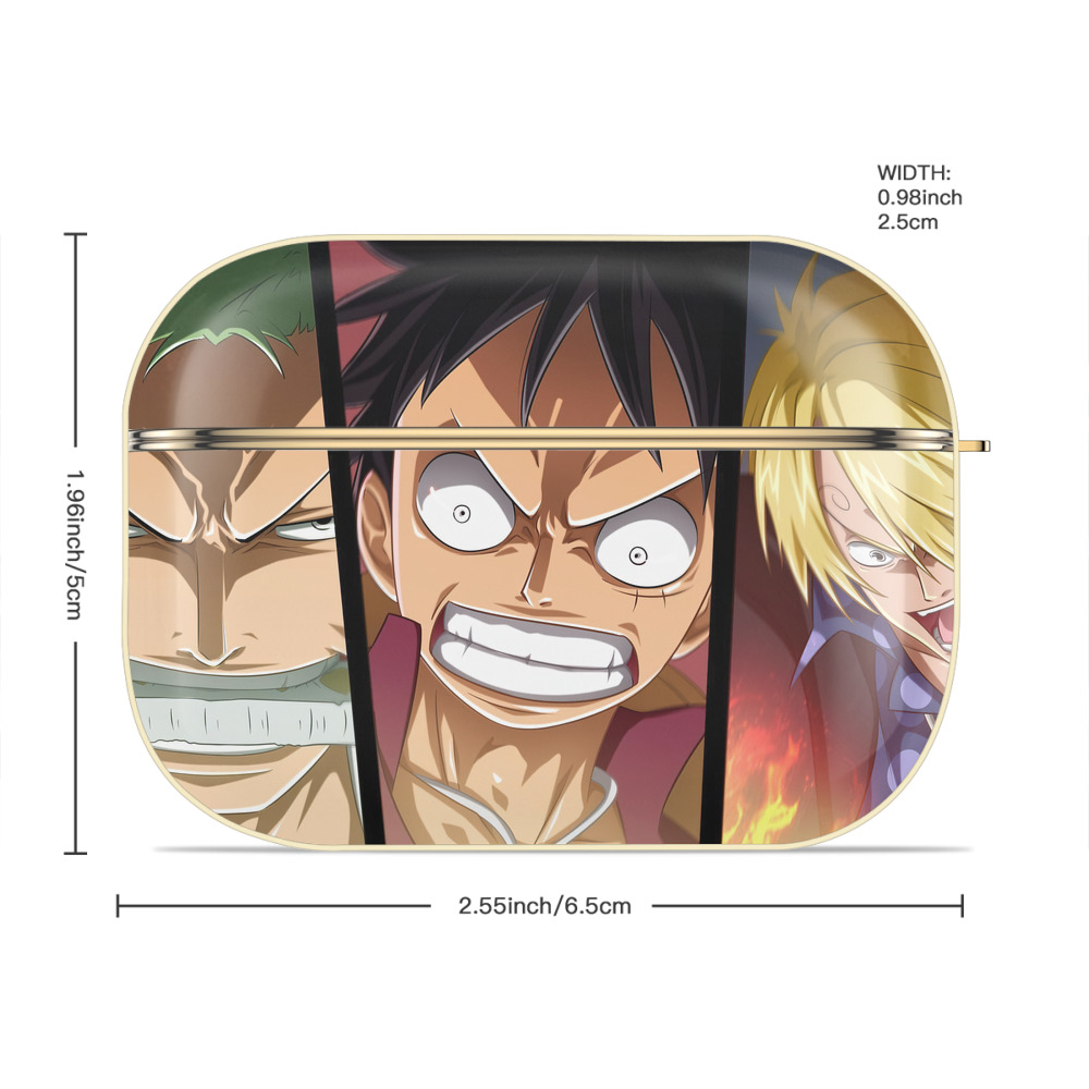 ワンピース ONE PIECE 【AirPods Pro用】ハードシェル保護ケース｜耐衝撃・防指紋・カラビナ付き商品仕様