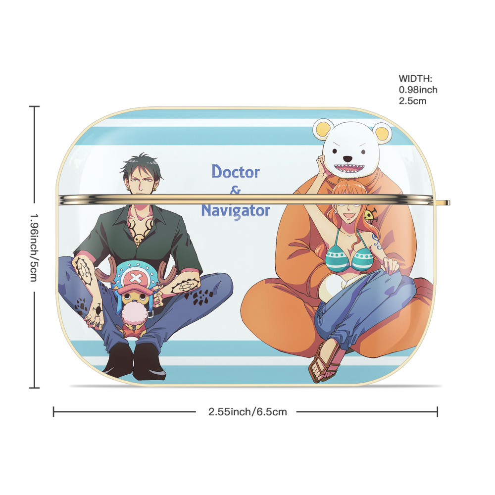 ワンピース ONE PIECE 【AirPods Pro用】ハードシェル保護ケース｜耐衝撃・防指紋・カラビナ付き商品仕様