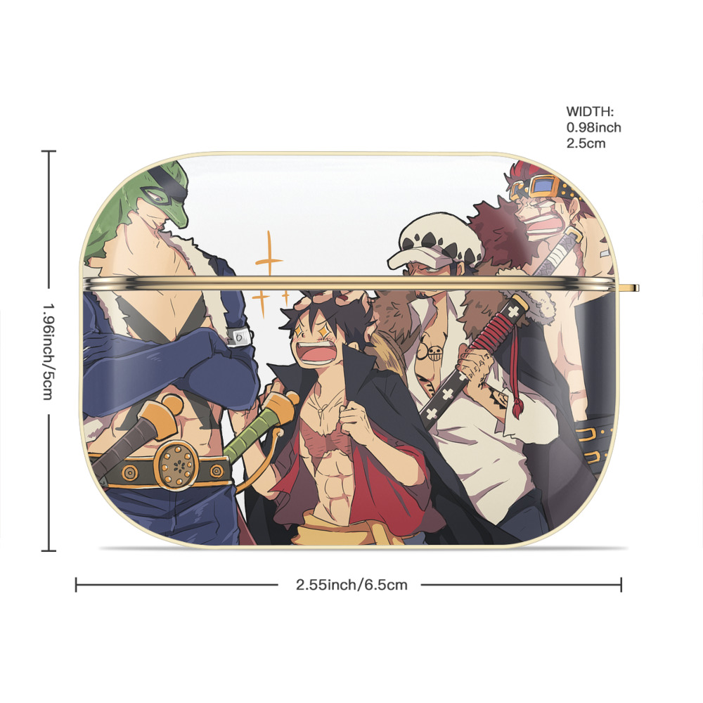 ワンピース ONE PIECE 【AirPods Pro用】ハードシェル保護ケース｜耐衝撃・防指紋・カラビナ付き商品仕様
