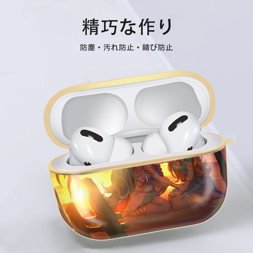 ワンピース ONE PIECE 【AirPods Pro用】ハードシェル保護ケース｜耐衝撃・防指紋・カラビナ付き商品仕様