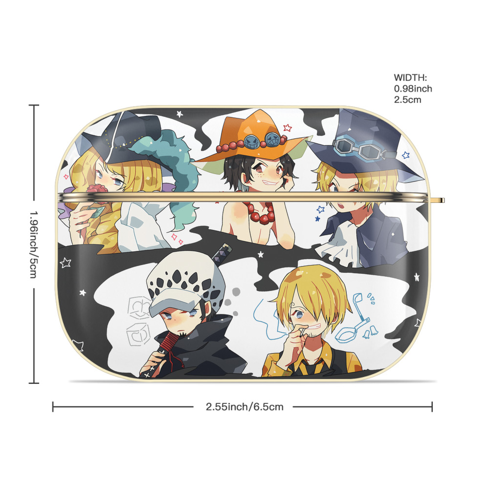 ワンピース ONE PIECE 【AirPods Pro用】ハードシェル保護ケース｜耐衝撃・防指紋・カラビナ付き商品仕様