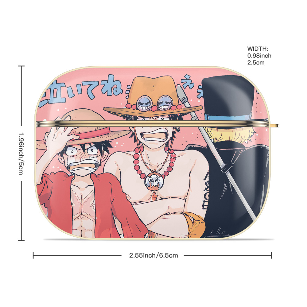 ワンピース ONE PIECE 【AirPods Pro用】ハードシェル保護ケース｜耐衝撃・防指紋・カラビナ付き商品仕様