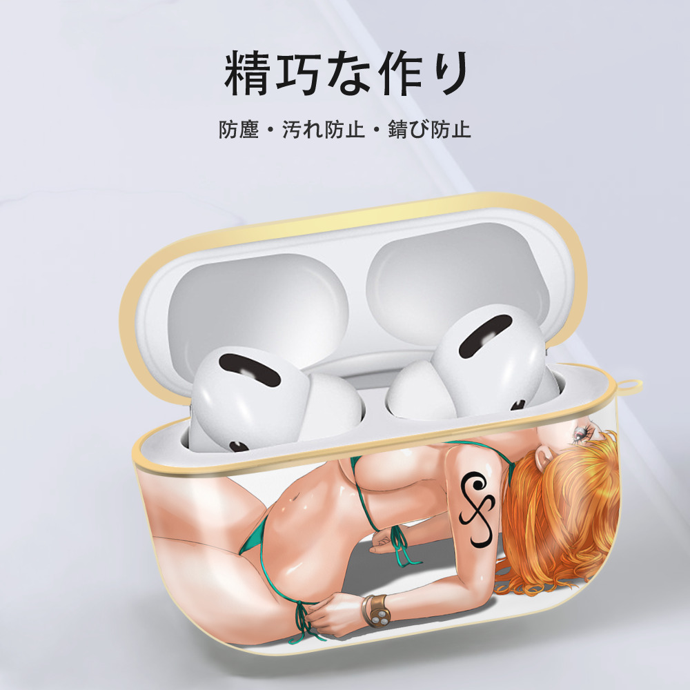 ワンピース ONE PIECE 【AirPods Pro用】ハードシェル保護ケース｜耐衝撃・防指紋・カラビナ付き商品仕様