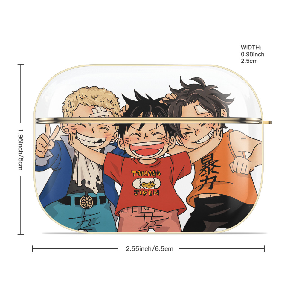 ワンピース ONE PIECE 【AirPods Pro用】ハードシェル保護ケース｜耐衝撃・防指紋・カラビナ付き商品仕様