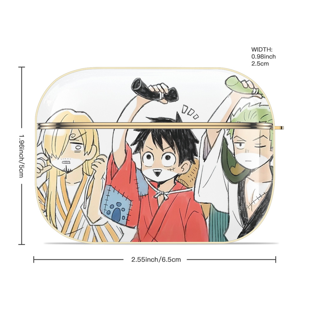 ワンピース ONE PIECE 【AirPods Pro用】ハードシェル保護ケース｜耐衝撃・防指紋・カラビナ付き商品仕様