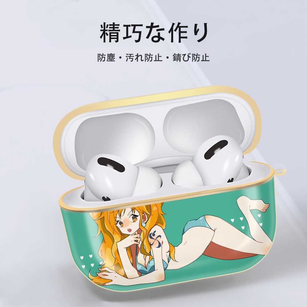ワンピース ONE PIECE 【AirPods Pro用】ハードシェル保護ケース｜耐衝撃・防指紋・カラビナ付き商品仕様