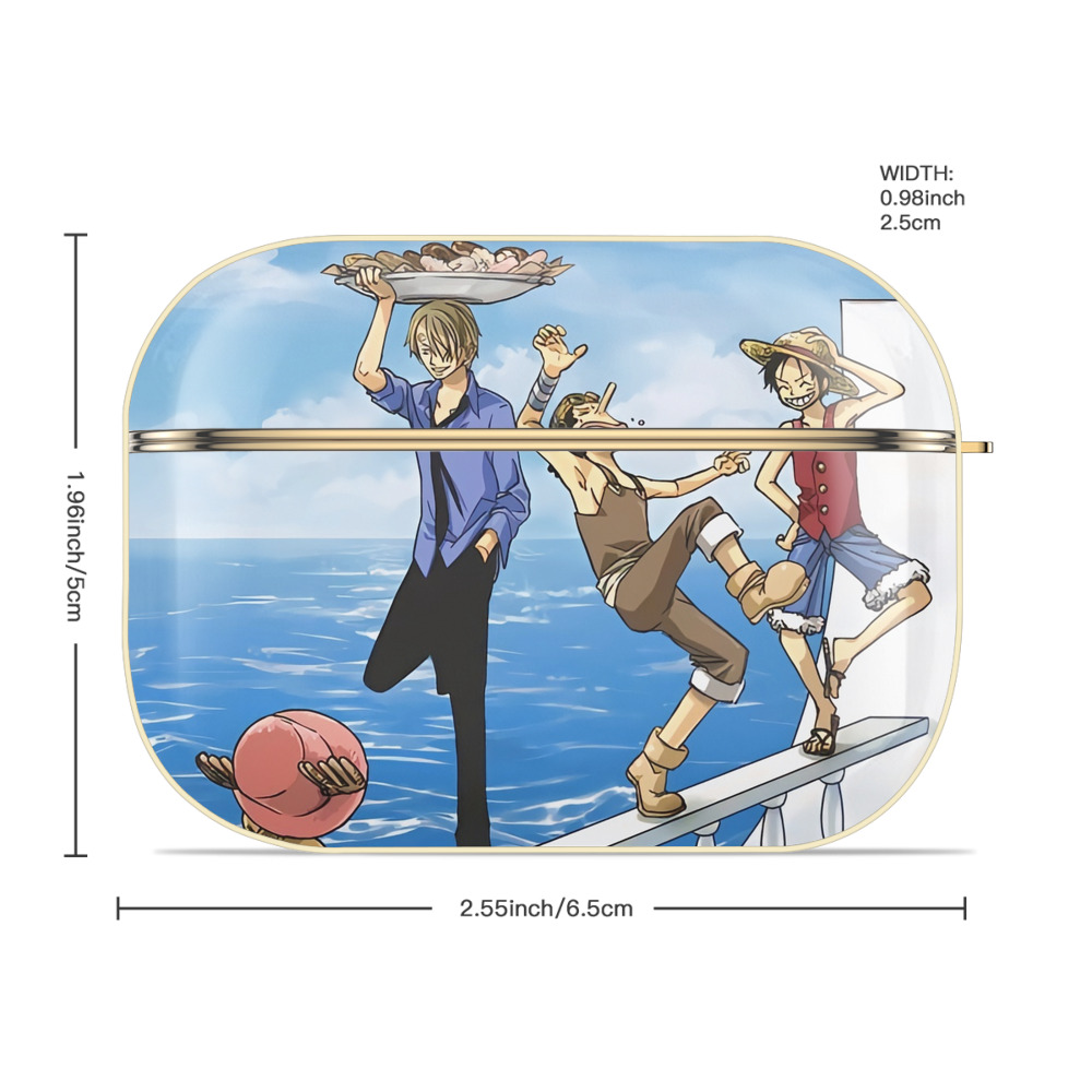 ワンピース ONE PIECE 【AirPods Pro用】ハードシェル保護ケース｜耐衝撃・防指紋・カラビナ付き商品仕様