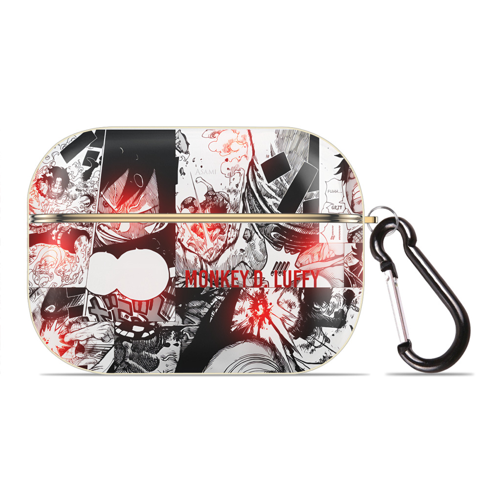 （画像用） ワンピース ONE PIECE 【AirPods Pro用】ハードシェル保護ケース｜耐衝撃・防指紋・カラビナ付き商品仕様