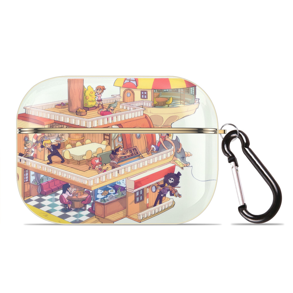 （画像用） ワンピース ONE PIECE 【AirPods Pro用】ハードシェル保護ケース｜耐衝撃・防指紋・カラビナ付き商品仕様