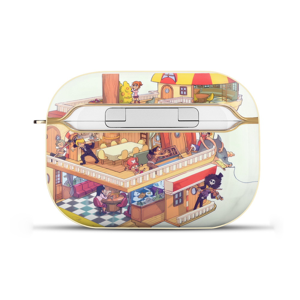 （画像用） ワンピース ONE PIECE 【AirPods Pro用】ハードシェル保護ケース｜耐衝撃・防指紋・カラビナ付き商品仕様