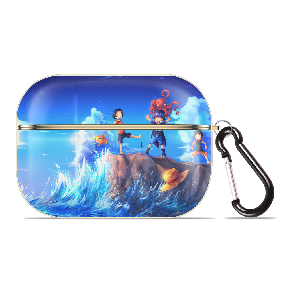 （画像用） ワンピース ONE PIECE 【AirPods Pro用】ハードシェル保護ケース｜耐衝撃・防指紋・カラビナ付き商品仕様