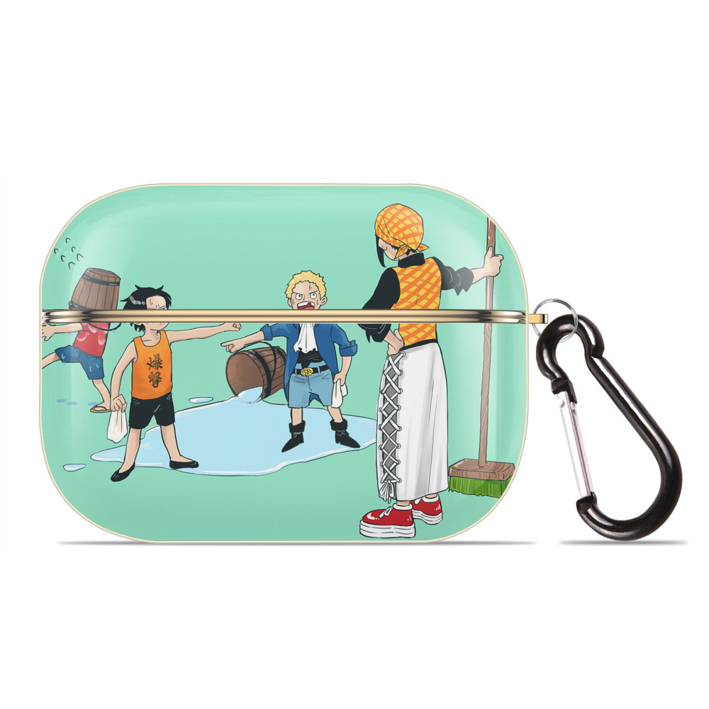 （画像用） ワンピース ONE PIECE 【AirPods Pro用】ハードシェル保護ケース｜耐衝撃・防指紋・カラビナ付き商品仕様