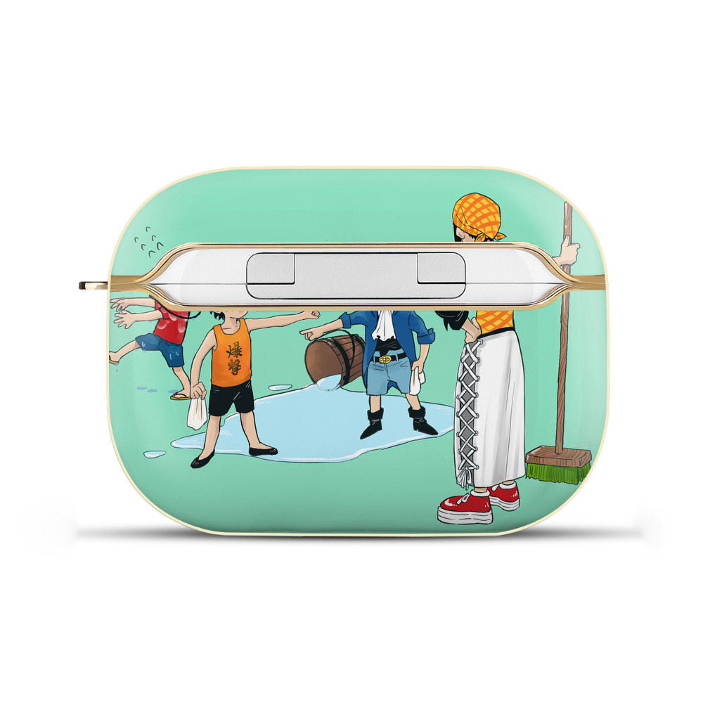 （画像用） ワンピース ONE PIECE 【AirPods Pro用】ハードシェル保護ケース｜耐衝撃・防指紋・カラビナ付き商品仕様