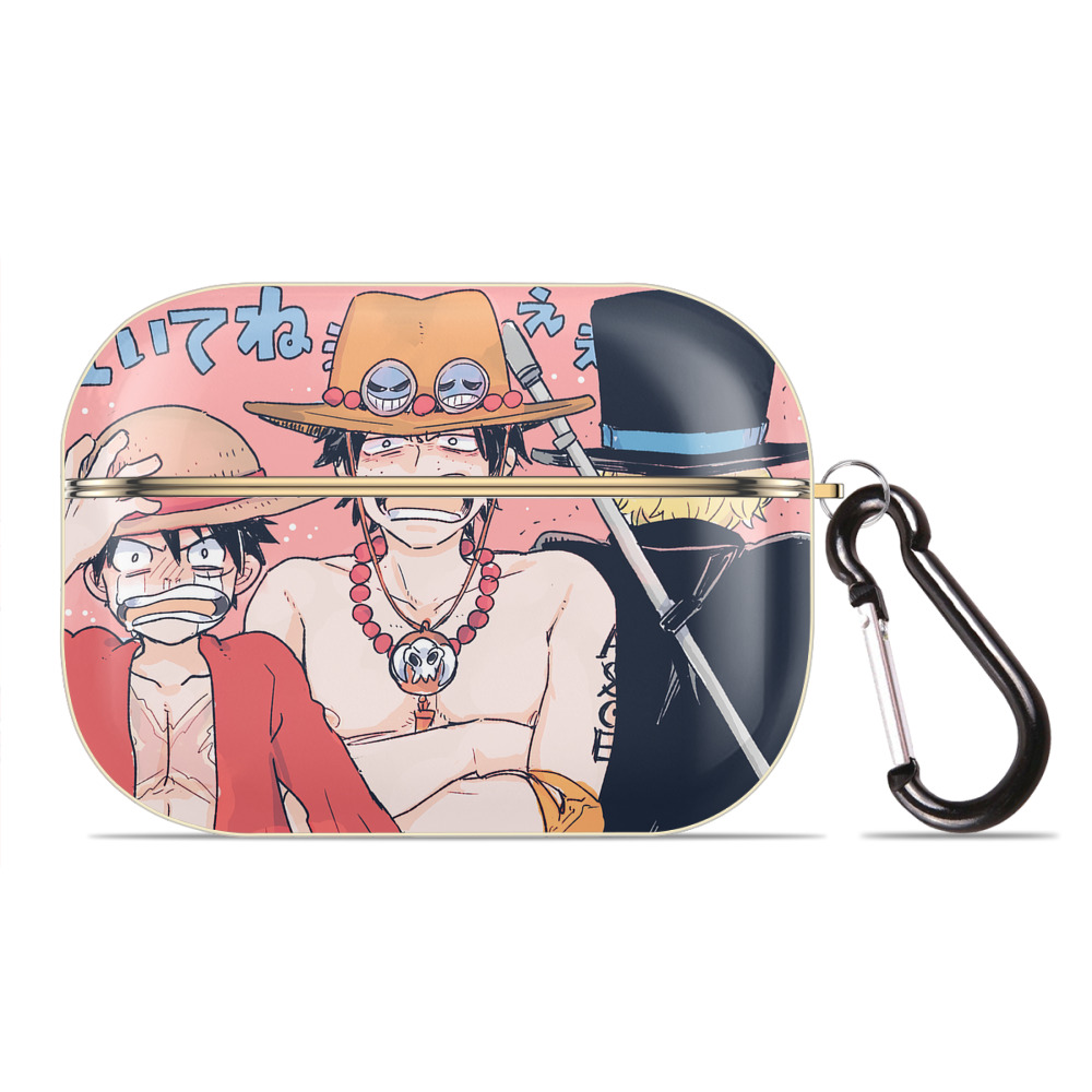 （画像用） ワンピース ONE PIECE 【AirPods Pro用】ハードシェル保護ケース｜耐衝撃・防指紋・カラビナ付き商品仕様
