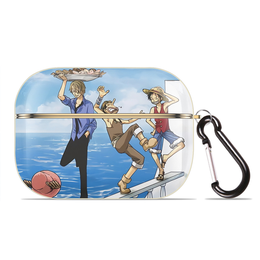 （画像用） ワンピース ONE PIECE 【AirPods Pro用】ハードシェル保護ケース｜耐衝撃・防指紋・カラビナ付き商品仕様