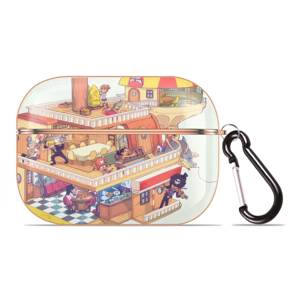 （画像用） ワンピース ONE PIECE 【AirPods Pro用】ハードシェル保護ケース｜耐衝撃・防指紋・カラビナ付き商品仕様