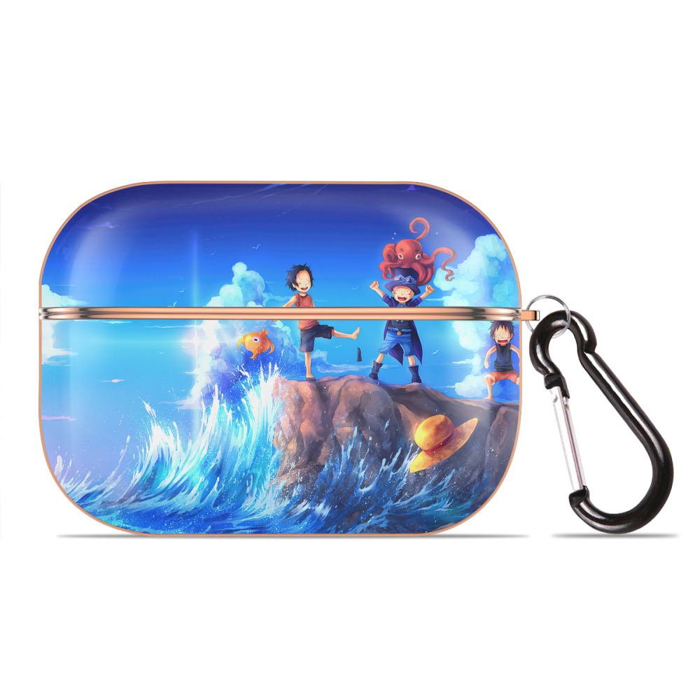 （画像用） ワンピース ONE PIECE 【AirPods Pro用】ハードシェル保護ケース｜耐衝撃・防指紋・カラビナ付き商品仕様