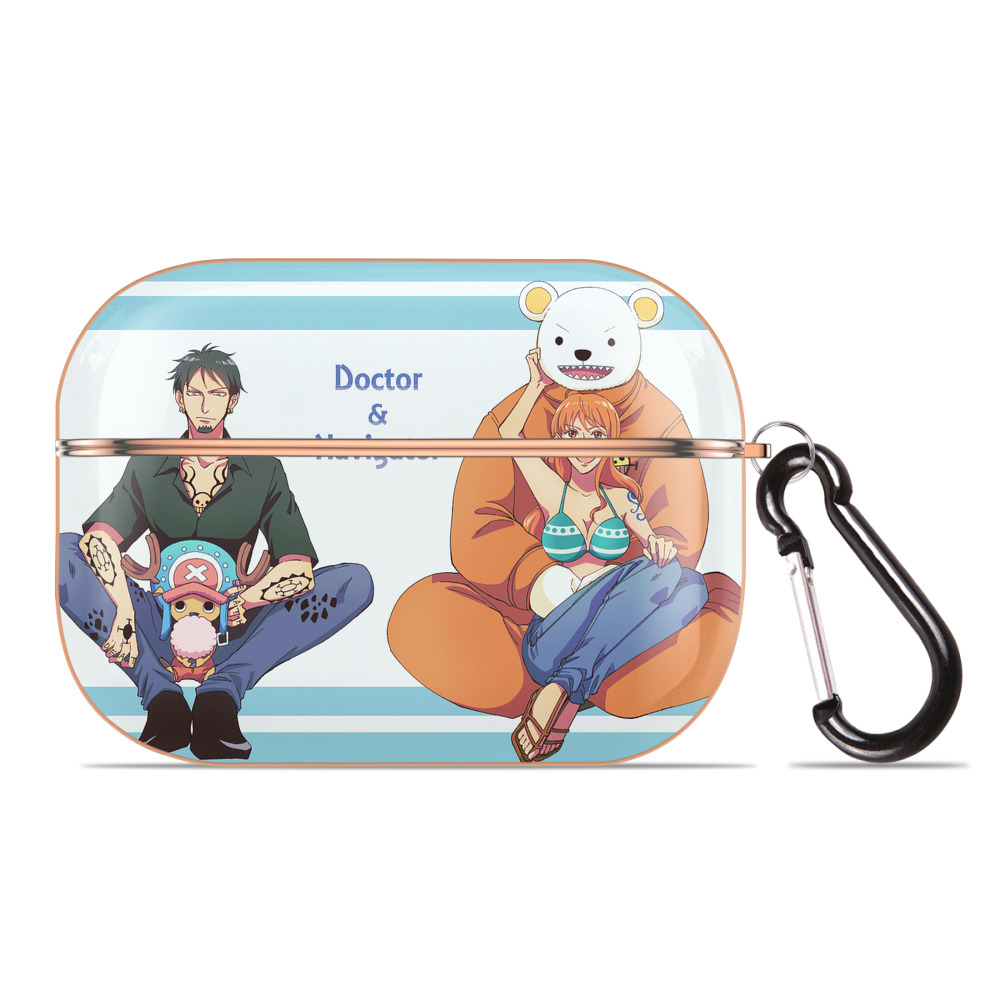（画像用） ワンピース ONE PIECE 【AirPods Pro用】ハードシェル保護ケース｜耐衝撃・防指紋・カラビナ付き商品仕様