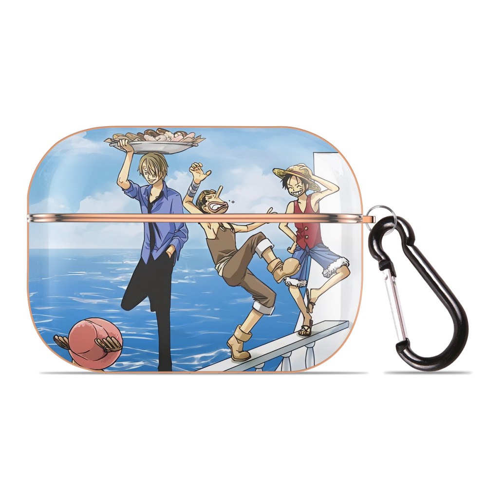 （画像用） ワンピース ONE PIECE 【AirPods Pro用】ハードシェル保護ケース｜耐衝撃・防指紋・カラビナ付き商品仕様
