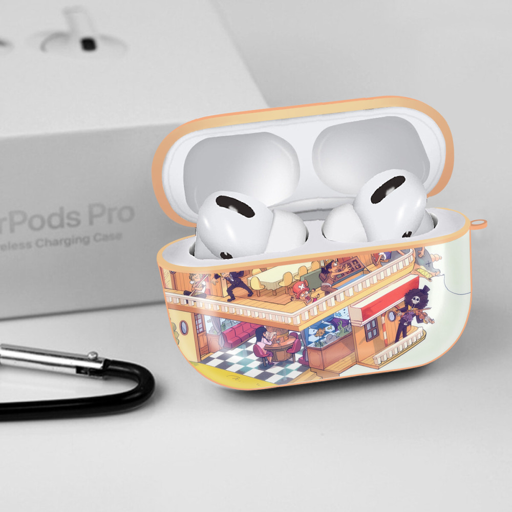 ワンピース ONE PIECE 【AirPods Pro用】ハードシェル保護ケース｜耐衝撃・防指紋・カラビナ付き商品仕様