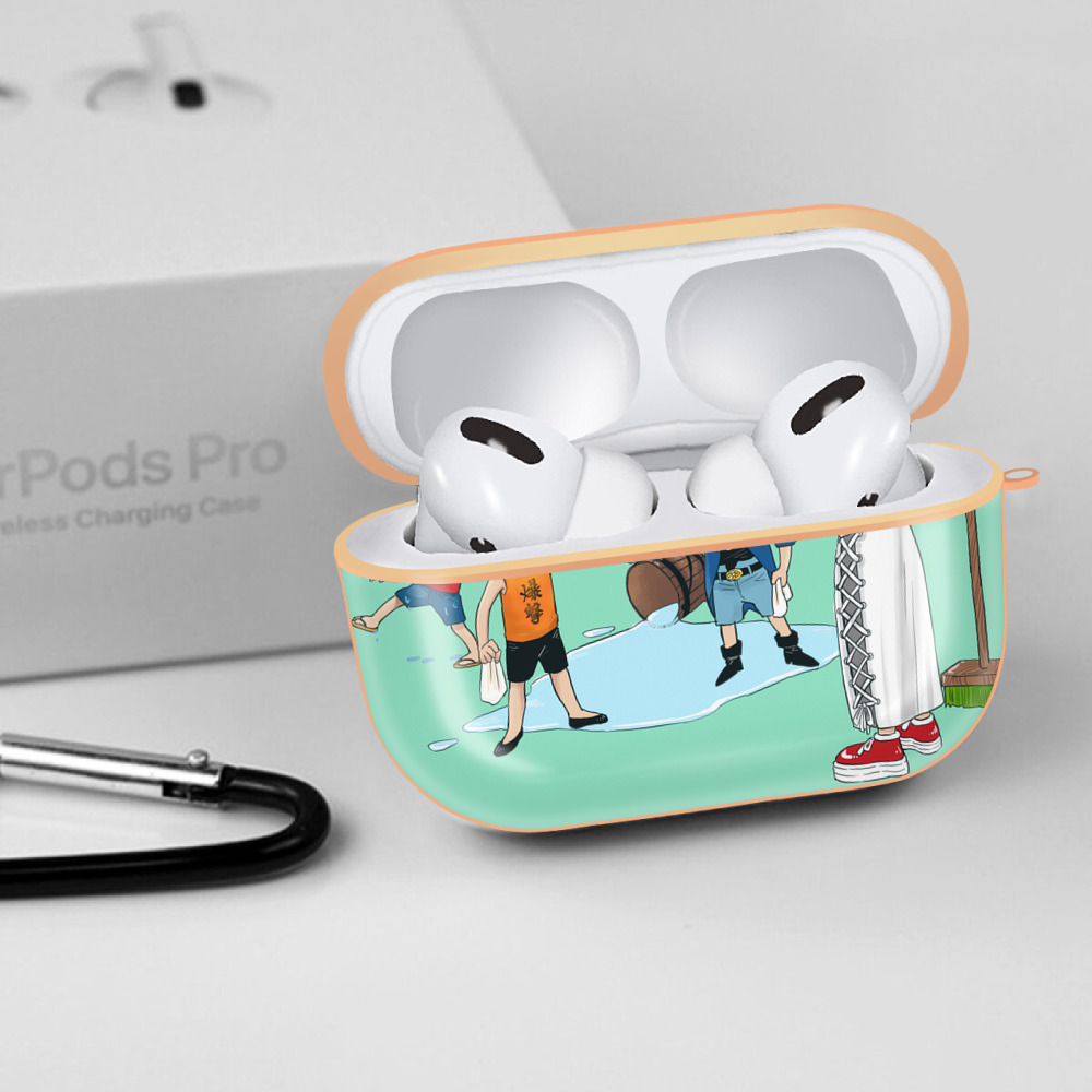 ワンピース ONE PIECE 【AirPods Pro用】ハードシェル保護ケース｜耐衝撃・防指紋・カラビナ付き商品仕様