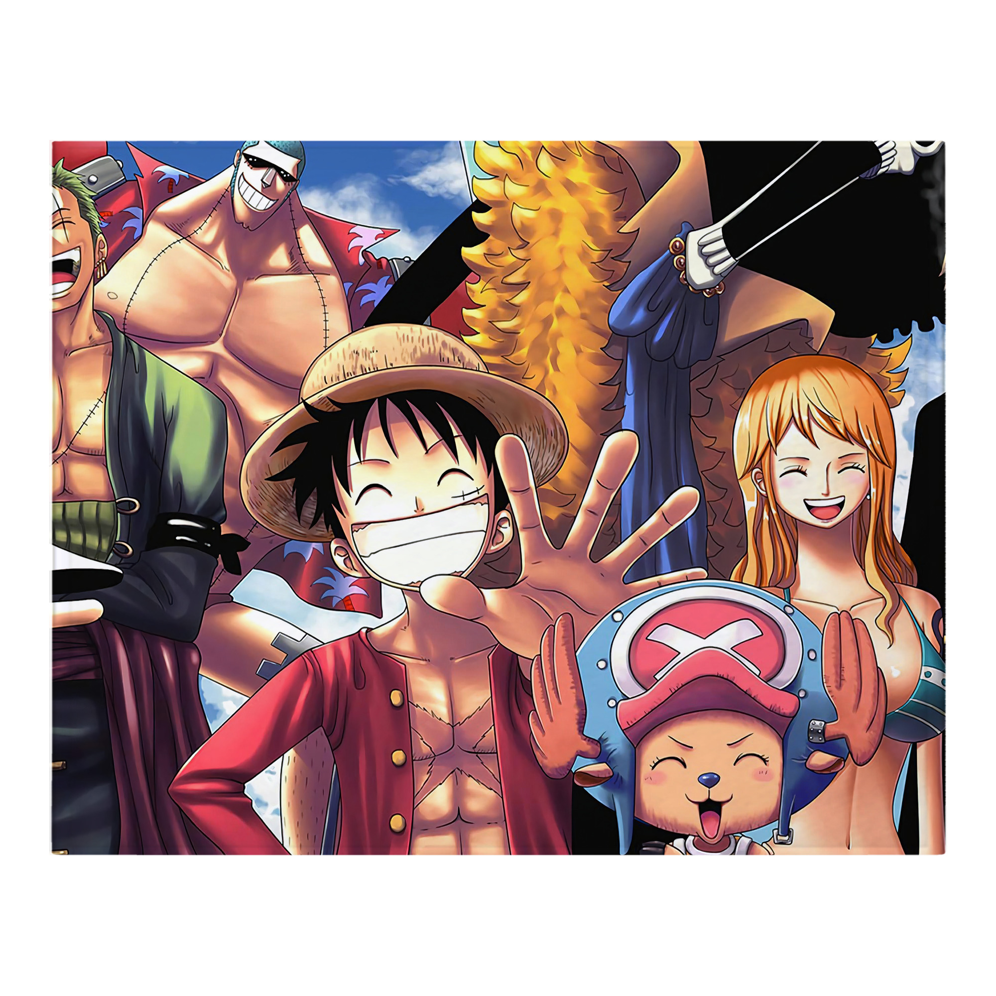 （画像用） ワンピース ONE PIECE フランネルブランケット・多サイズ対応（横型）