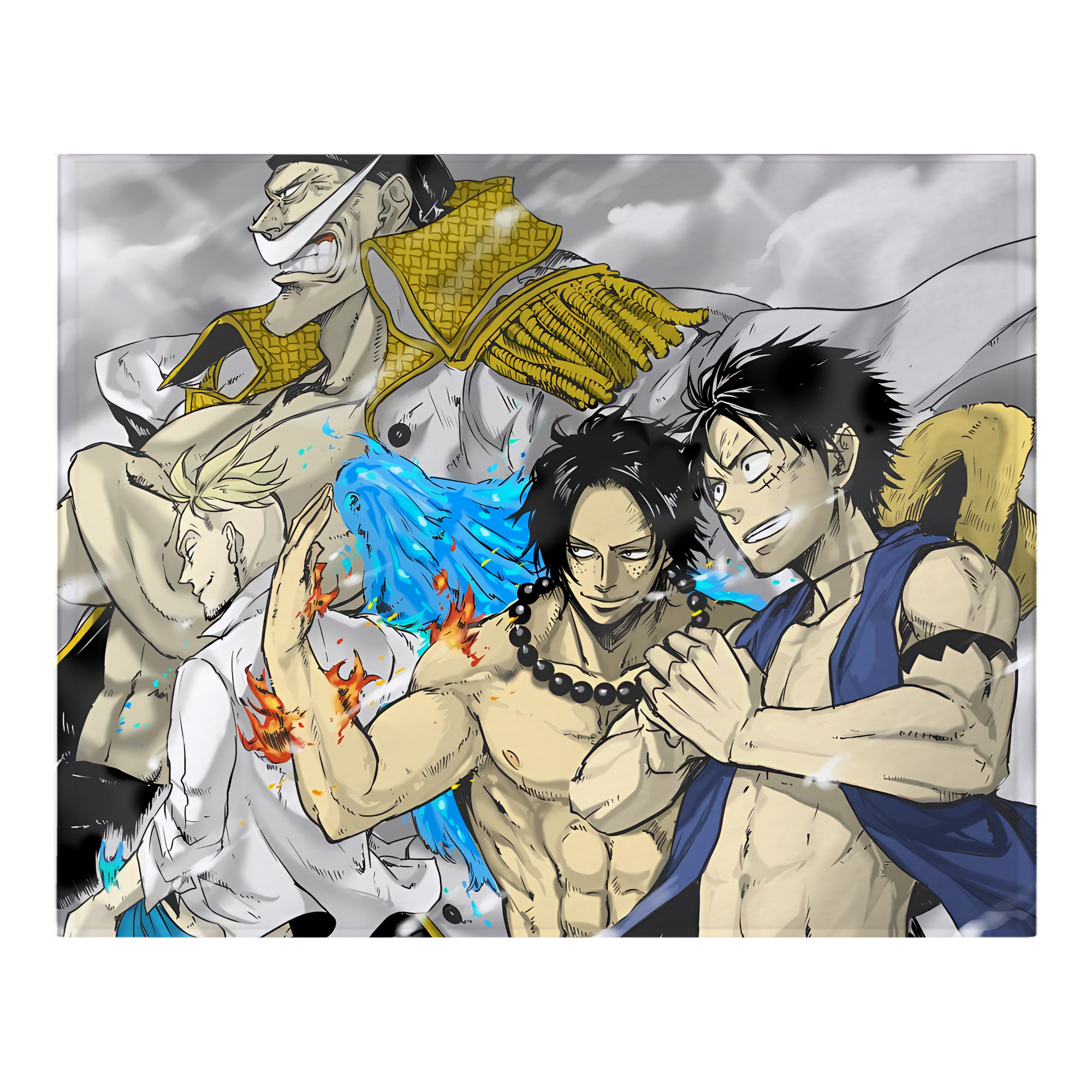 （画像用） ワンピース ONE PIECE フランネルブランケット・多サイズ対応（横型）